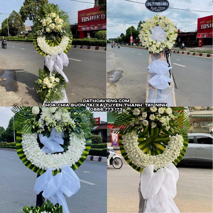Mẫu hoa chia buồn tham khảo tại Xã Tuyên Thạnh, Tây Ninh