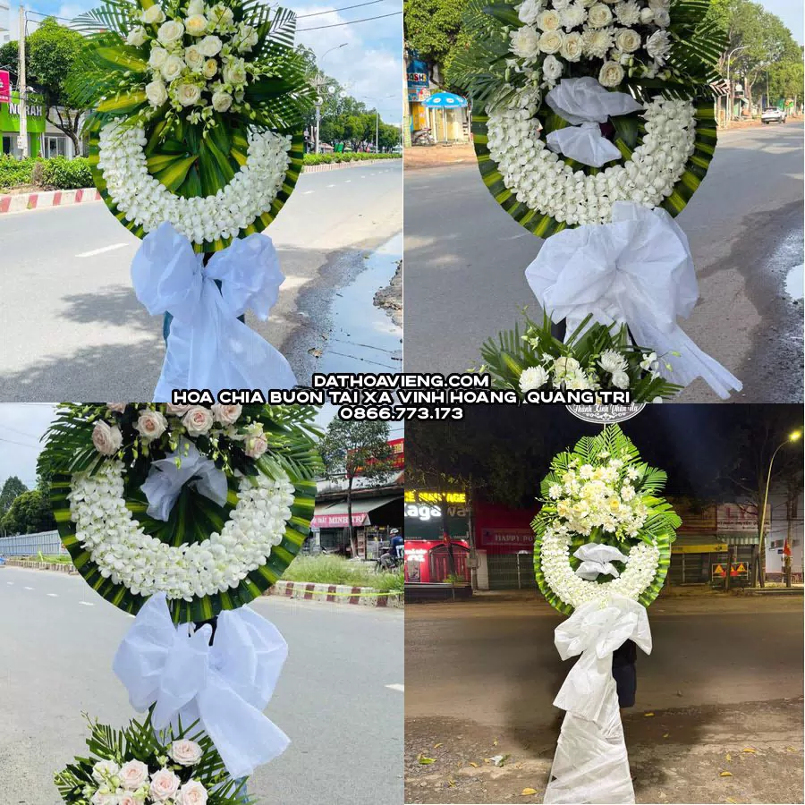 Mẫu hoa chia buồn tham khảo tại Xã Vĩnh Hoàng, Quảng Trị