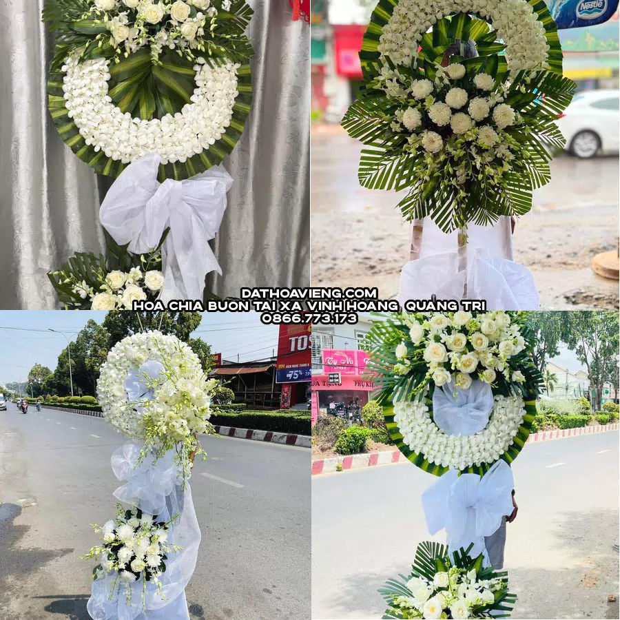 Mẫu hoa chia buồn tham khảo tại Xã Vĩnh Hoàng, Quảng Trị
