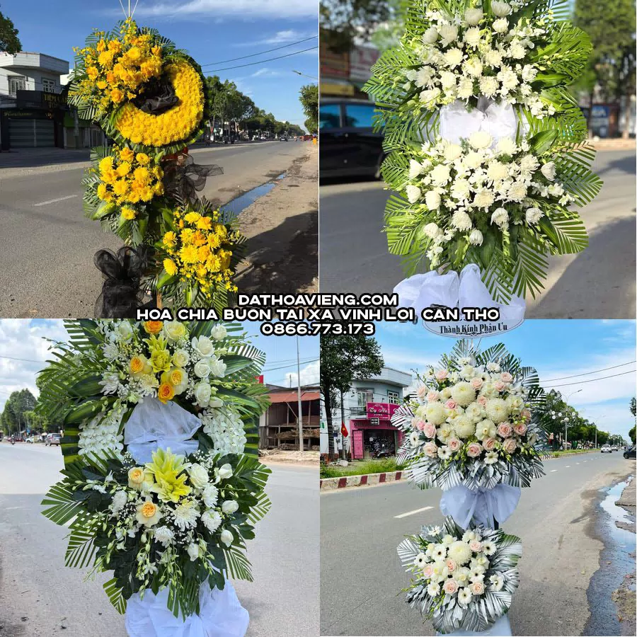 Mẫu hoa chia buồn tham khảo tại Xã Vĩnh Lợi, Cần Thơ