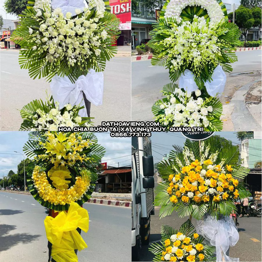 Mẫu hoa chia buồn tham khảo tại Xã Vĩnh Thủy, Quảng Trị