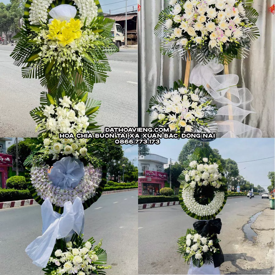 Mẫu hoa chia buồn tham khảo tại Xã Xuân Bắc, Đồng Nai
