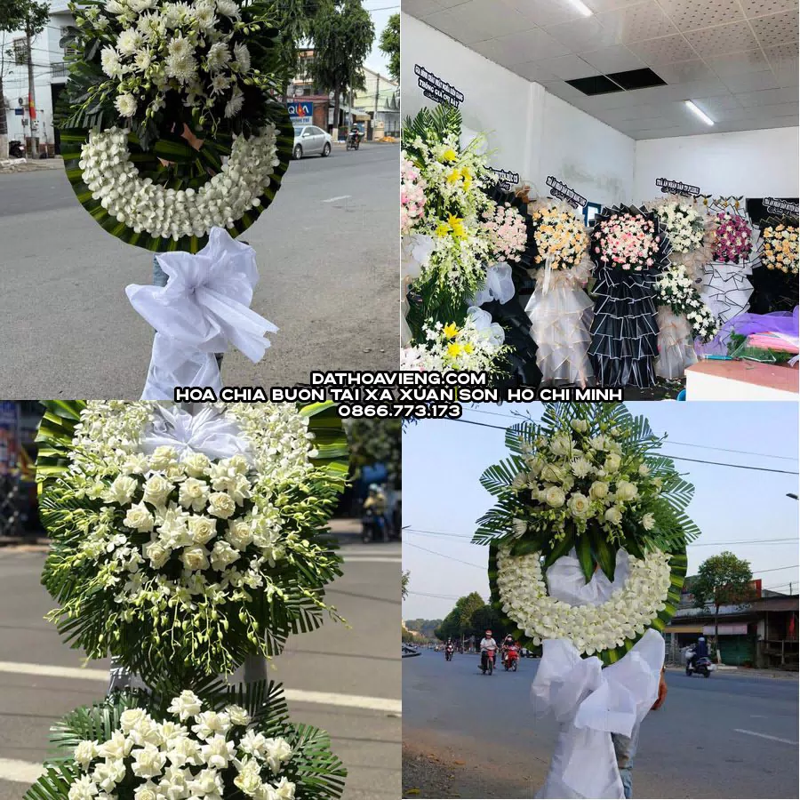 Mẫu hoa chia buồn tham khảo tại Xã Xuân Sơn, Hồ Chí Minh