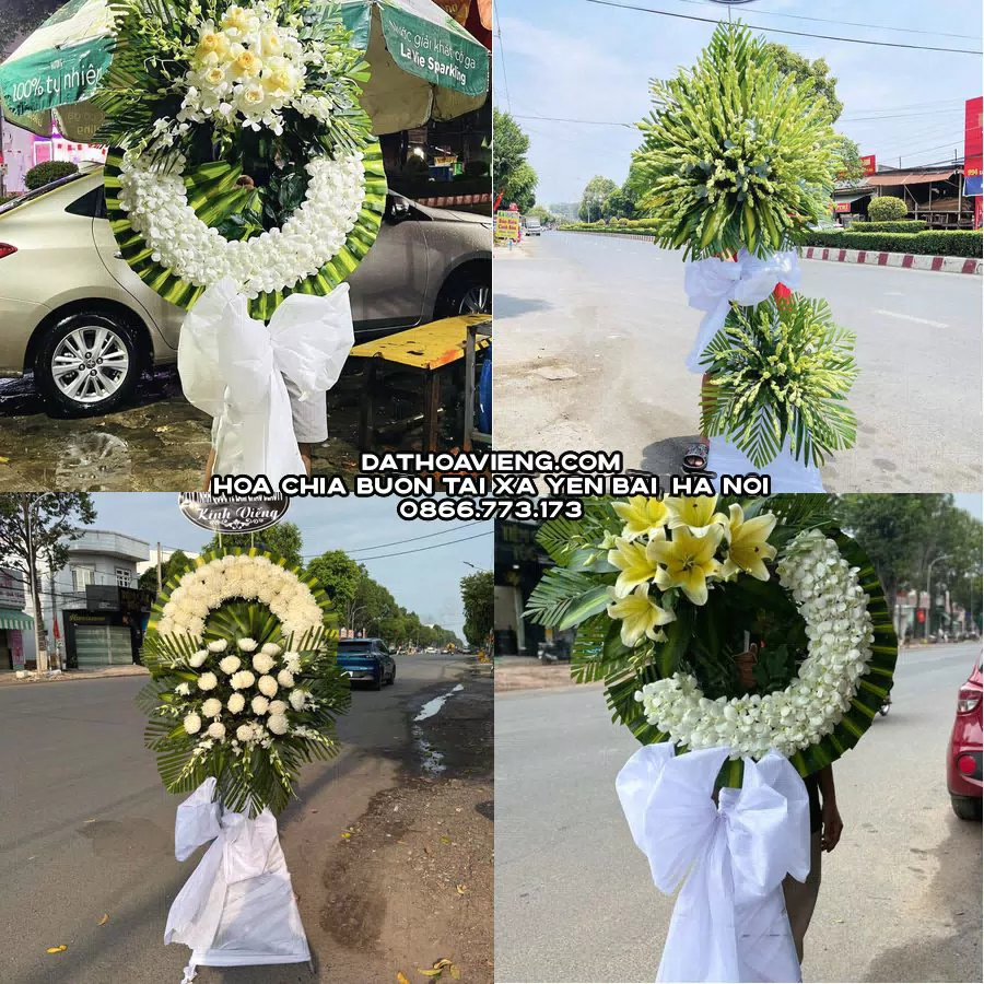 Mẫu hoa chia buồn tham khảo tại Xã Yên Bài, Hà Nội