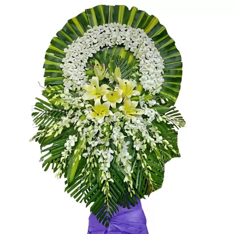 Hoa tang lễ 1 tầng vô cùng thương tiếc