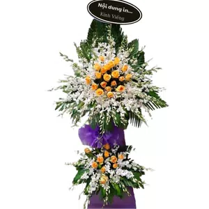 Hoa tang lễ 2 tầng thành kính