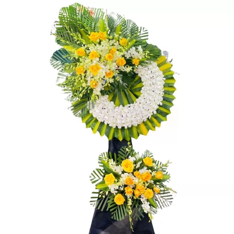 Hoa tang lễ hồng vàng