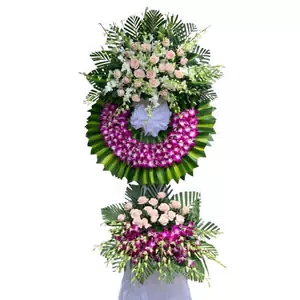 Hoa tang lễ thành kính phân ưu 2 tầng