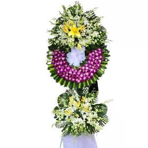 Hoa tang lễ vô cùng xót thương