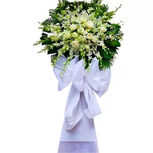 Hoa viếng đám tang 1 tầng