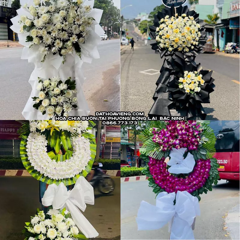 Hoa Viếng Tang Lễ tại Phường Bồng Lai, Bắc Ninh