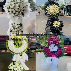 Hoa Viếng Tang Lễ tại Phường Bồng Lai, Bắc Ninh
