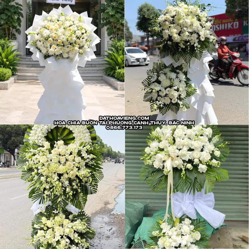 Hoa Viếng Tang Lễ tại Phường Cảnh Thụy, Bắc Ninh
