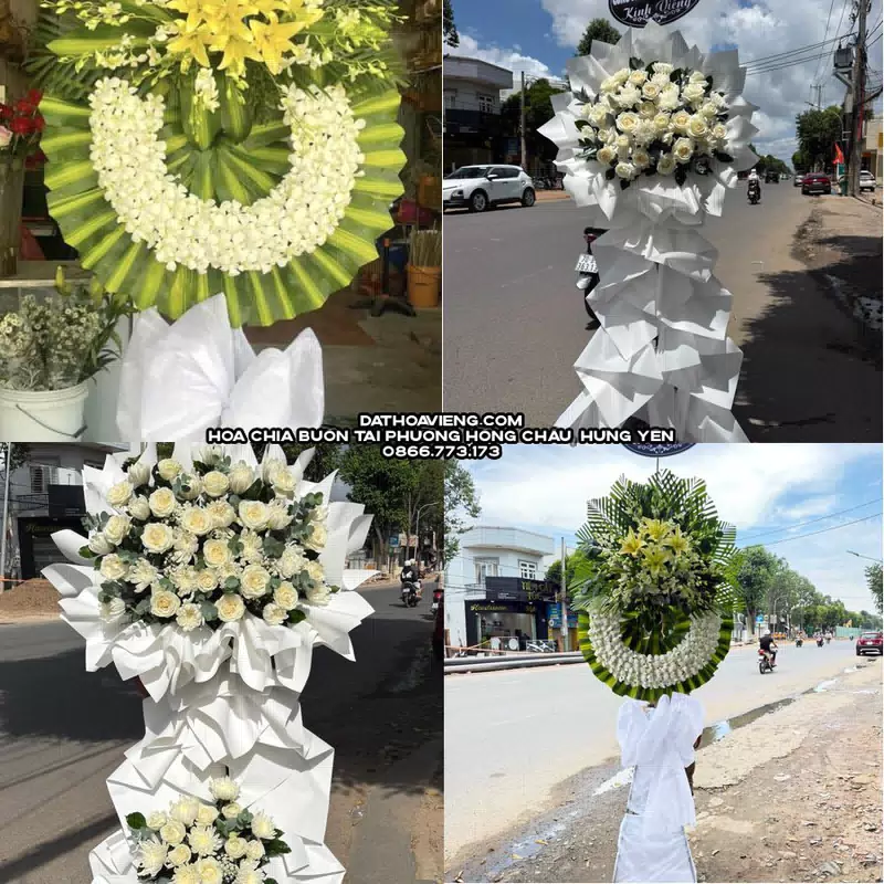 Hoa Viếng Tang Lễ tại Phường Hồng Châu, Hưng Yên