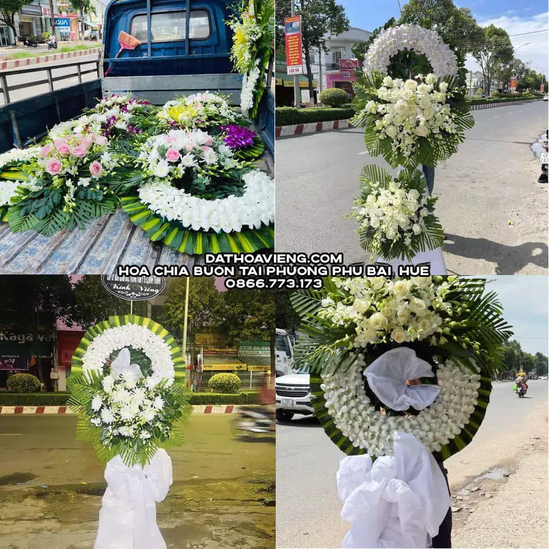 Hoa Viếng Tang Lễ tại Phường Phú Bài, Huế