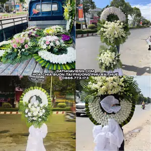Hoa Viếng Tang Lễ tại Phường Phú Bài, Huế