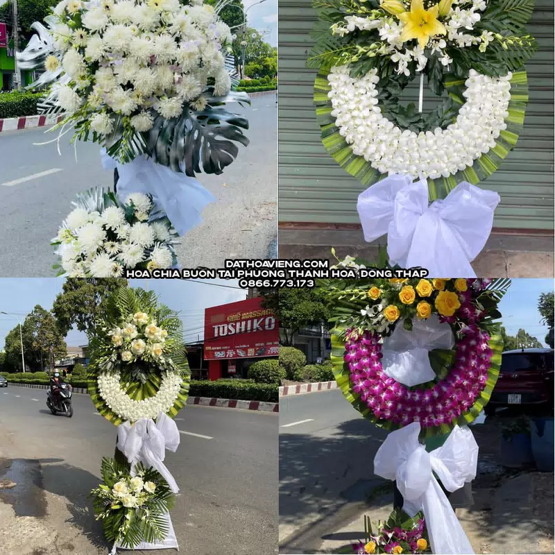Hoa Viếng Tang Lễ tại Phường Thanh Hoà, Đồng Tháp