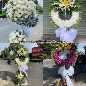 Hoa Viếng Tang Lễ tại Phường Thanh Hoà, Đồng Tháp