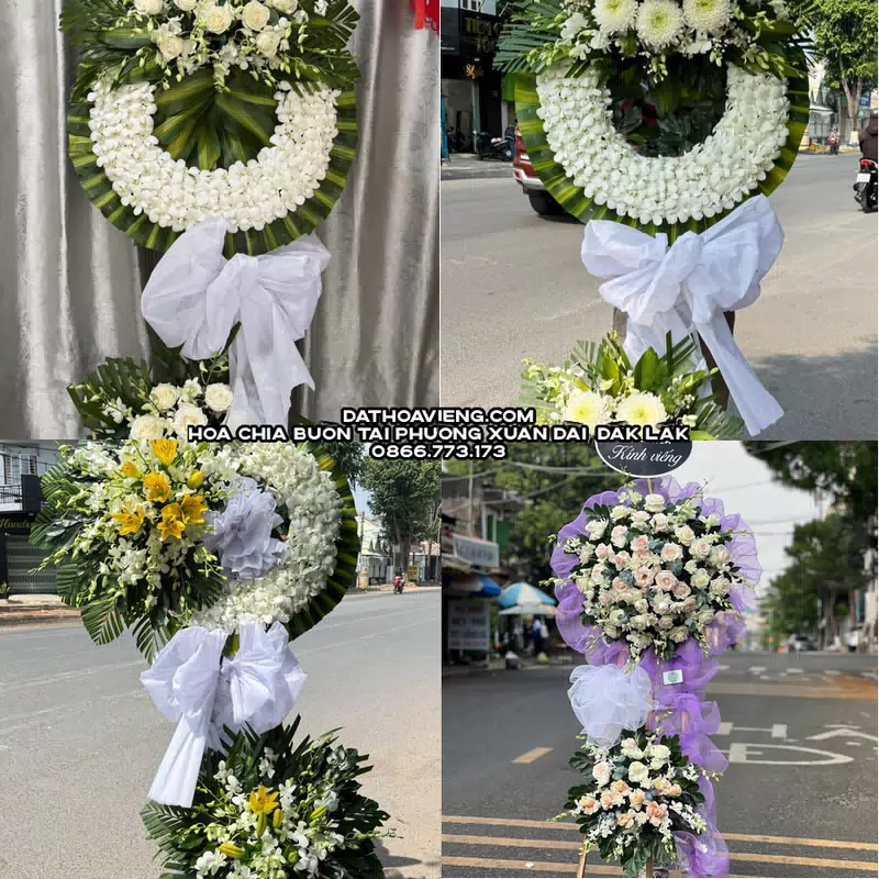Hoa Viếng Tang Lễ tại Phường Xuân Đài, Đắk Lắk