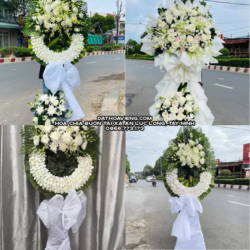 Hoa Viếng Tang Lễ tại Xã An Lục Long, Tây Ninh