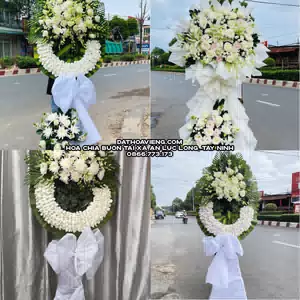 Hoa Viếng Tang Lễ tại Xã An Lục Long, Tây Ninh