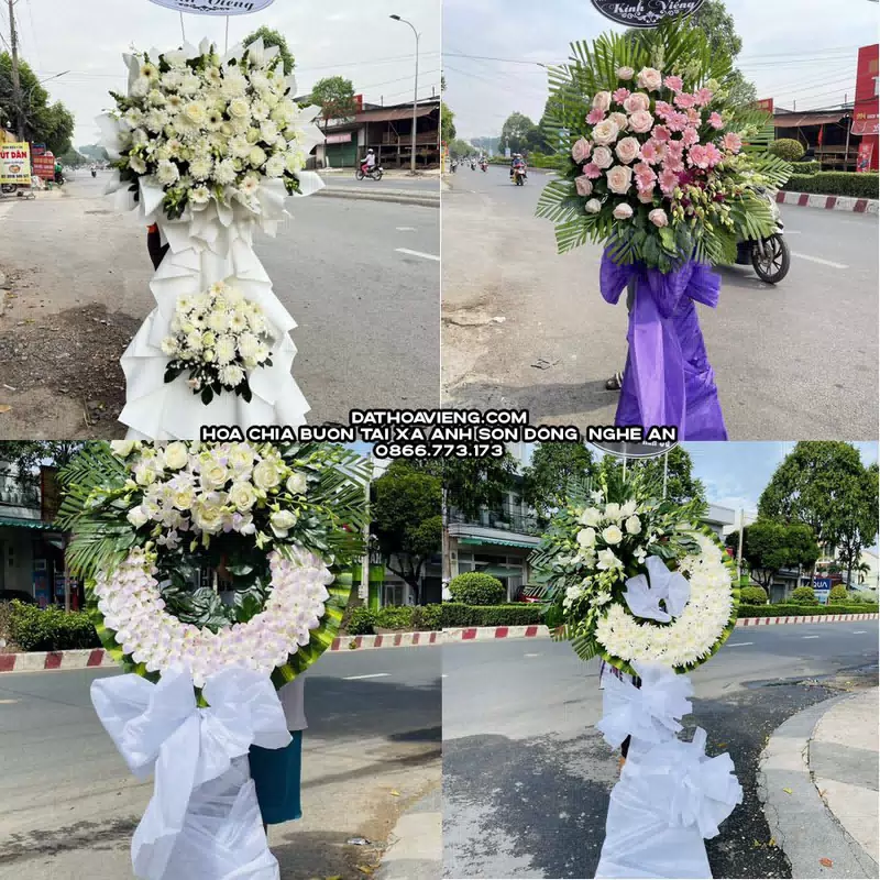 Hoa Viếng Tang Lễ tại Xã Anh Sơn Đông, Nghệ An