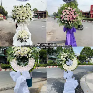 Hoa Viếng Tang Lễ tại Xã Anh Sơn Đông, Nghệ An