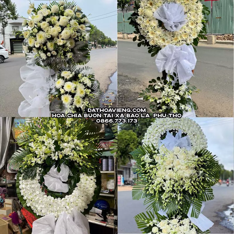 Hoa Viếng Tang Lễ tại Xã Bao La, Phú Thọ