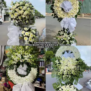 Hoa Viếng Tang Lễ tại Xã Bao La, Phú Thọ