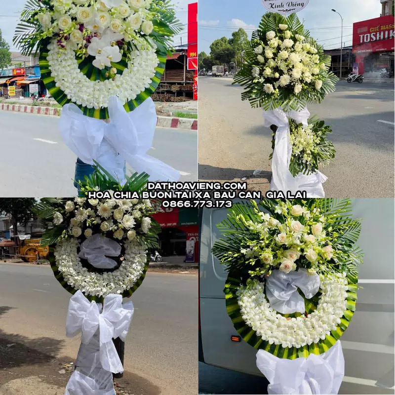 Hoa Viếng Tang Lễ tại Xã Bàu Cạn, Gia Lai
