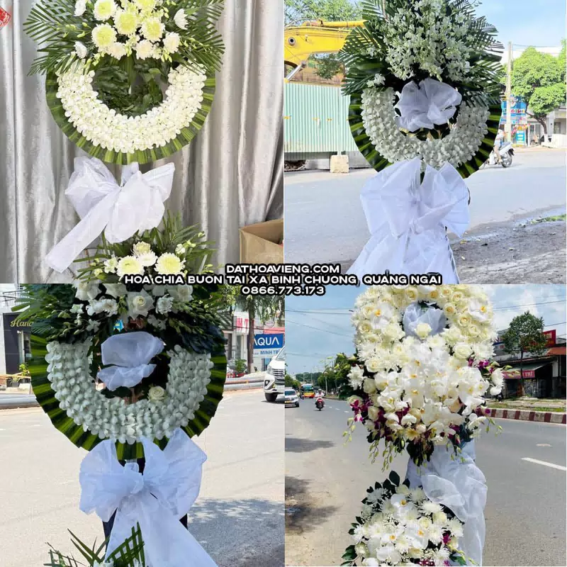 Hoa Viếng Tang Lễ tại Xã Bình Chương, Quảng Ngãi