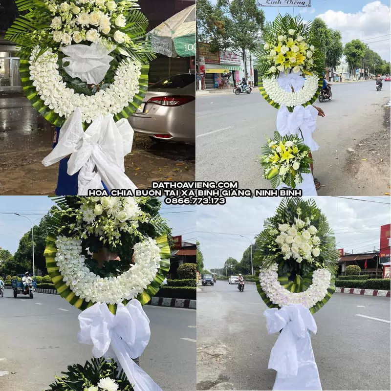 Hoa Viếng Tang Lễ tại Xã Bình Giang, Ninh Bình
