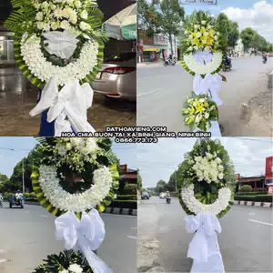 Hoa Viếng Tang Lễ tại Xã Bình Giang, Ninh Bình