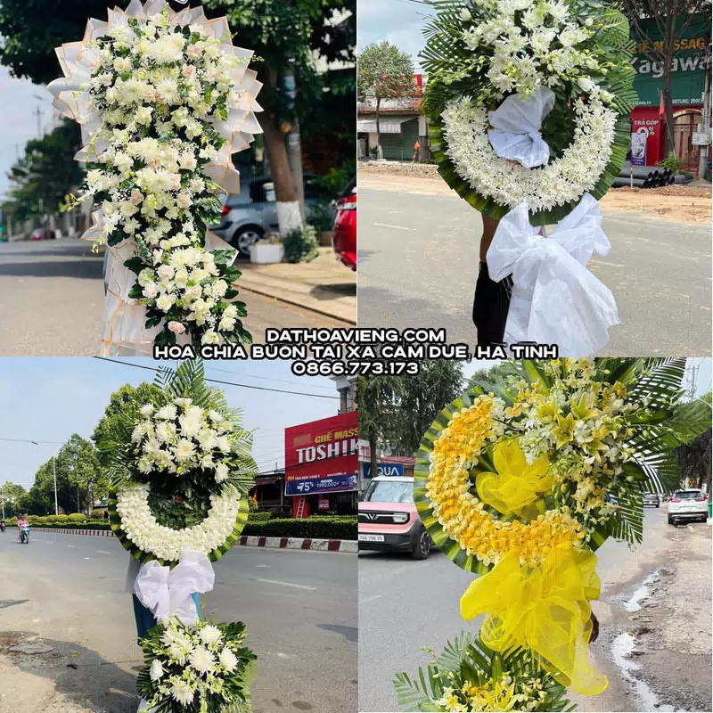 Hoa Viếng Tang Lễ tại Xã Cẩm Duệ, Hà Tĩnh