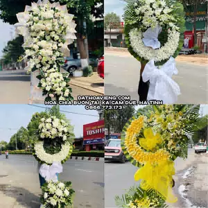 Hoa Viếng Tang Lễ tại Xã Cẩm Duệ, Hà Tĩnh