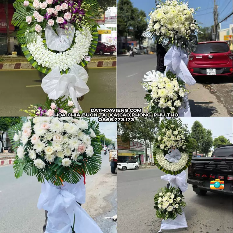 Hoa Viếng Tang Lễ tại Xã Cao Phong, Phú Thọ