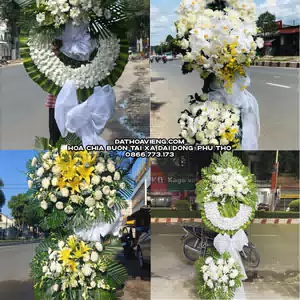 Hoa Viếng Tang Lễ tại Xã Đại Đồng, Phú Thọ