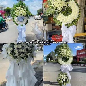 Hoa Viếng Tang Lễ tại Xã Đạo Trù, Phú Thọ
