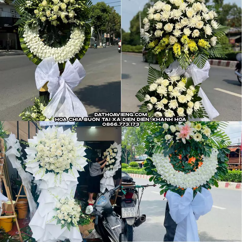Hoa Viếng Tang Lễ tại Xã Diên Điền, Khánh Hòa