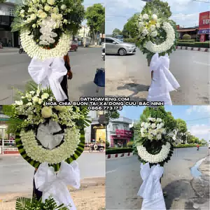 Hoa Viếng Tang Lễ tại Xã Đông Cứu, Bắc Ninh