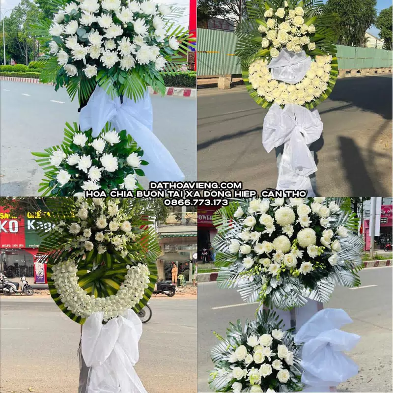 Hoa Viếng Tang Lễ tại Xã Đông Hiệp, Cần Thơ