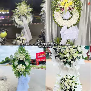 Hoa Viếng Tang Lễ tại Xã Đồng Khởi, Vĩnh Long