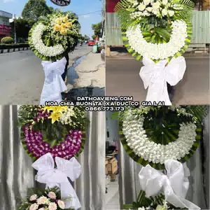 Hoa Viếng Tang Lễ tại Xã Đức Cơ, Gia Lai