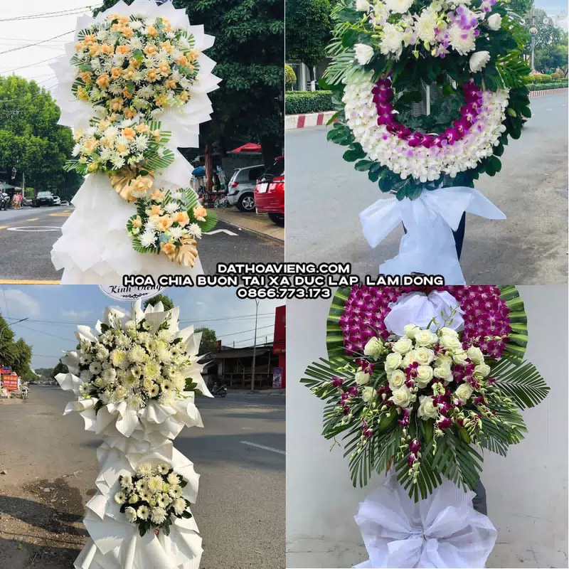 Hoa Viếng Tang Lễ tại Xã Đức Lập, Lâm Đồng