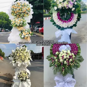 Hoa Viếng Tang Lễ tại Xã Đức Lập, Lâm Đồng