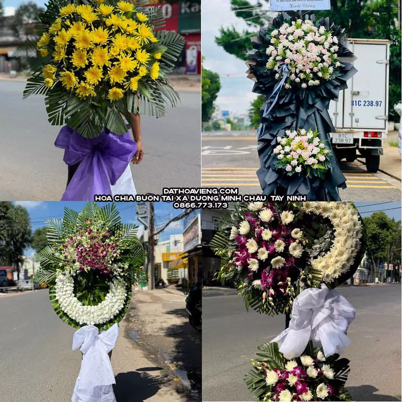 Hoa Viếng Tang Lễ tại Xã Dương Minh Châu, Tây Ninh