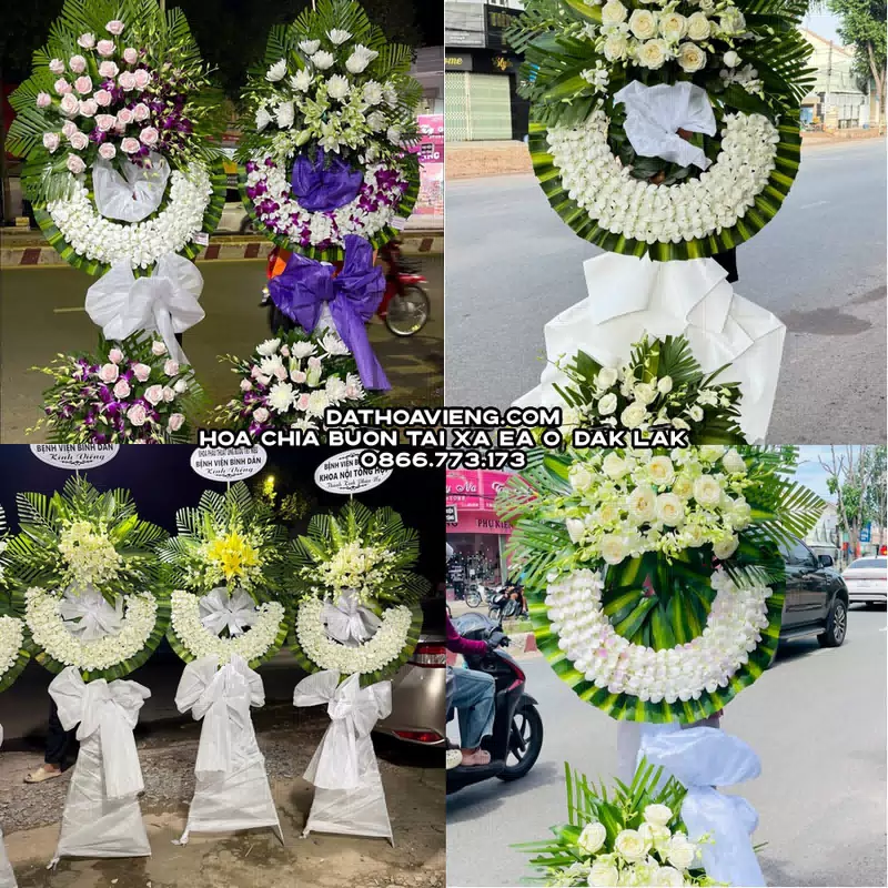 Hoa Viếng Tang Lễ tại Xã Ea Ô, Đắk Lắk