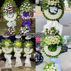 Hoa Viếng Tang Lễ tại Xã Ea Ô, Đắk Lắk