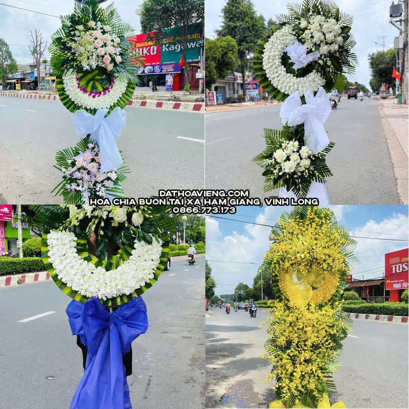 Hoa Viếng Tang Lễ tại Xã Hàm Giang, Vĩnh Long