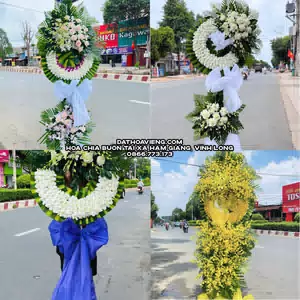 Hoa Viếng Tang Lễ tại Xã Hàm Giang, Vĩnh Long
